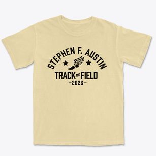 Stephen F. Austin High School Track and Field Premium Heavyweight T-shirt