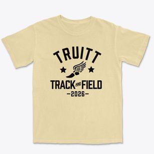 Truitt Junior High School Track and Field Premium Heavyweight T-shirt