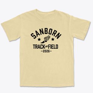 Sanborn Elementary School Track and Field Premium Heavyweight T-shirt