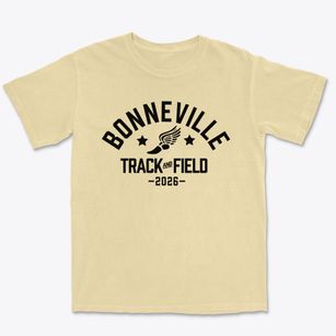 Bonneville Elementary School Track and Field Premium Heavyweight T-shirt