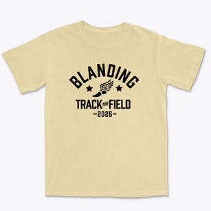 Blanding Elementary School Track and Field Premium Heavyweight T-shirt