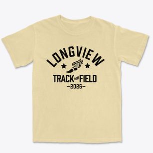 Longview Elementary School Track and Field Premium Heavyweight T-shirt