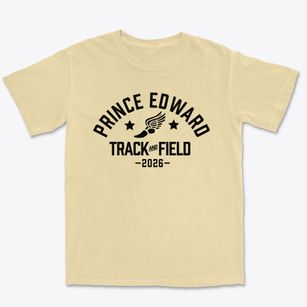 Prince Edward County Elementary School Track and Field Premium Heavyweight T-shirt