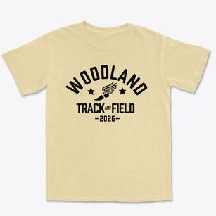 Woodland Elementary School Track and Field Premium Heavyweight T-shirt