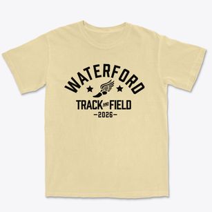 Waterford Union High School Track and Field Premium Heavyweight T-shirt