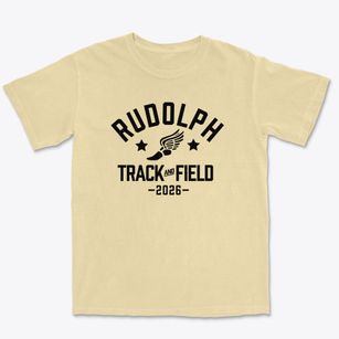Rudolph Elementary School Track and Field Premium Heavyweight T-shirt