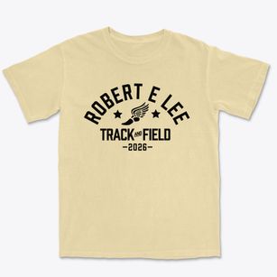 Robert E Lee Elementary School Track and Field Premium Heavyweight T-shirt