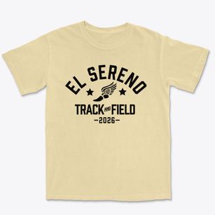 El Sereno School Track and Field Premium Heavyweight T-shirt