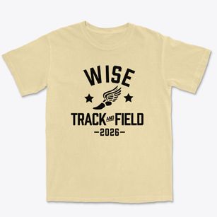 Wise School Track and Field Premium Heavyweight T-shirt