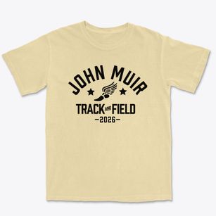 John Muir Middle School Track and Field Premium Heavyweight T-shirt