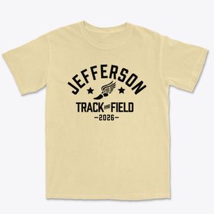 Jefferson Elementary School Track and Field Premium Heavyweight T-shirt