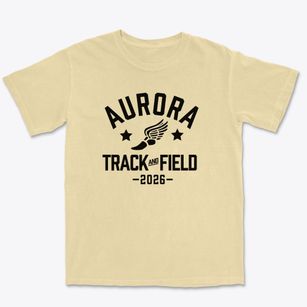 Aurora Christian Academy Track and Field Premium Heavyweight T-shirt