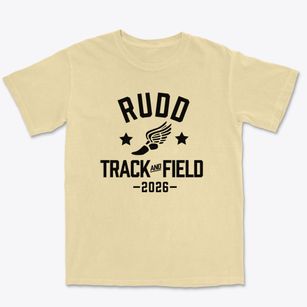 Rudd Middle School Track and Field Premium Heavyweight T-shirt