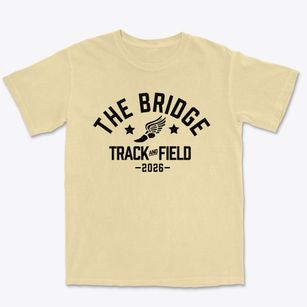 The Bridge Academy Track and Field Premium Heavyweight T-shirt