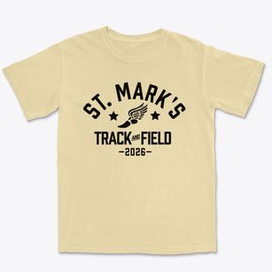 Saint Mark's Academy School Track and Field Premium Heavyweight T-shirt