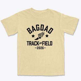 Bagdad High School Track and Field Premium Heavyweight T-shirt