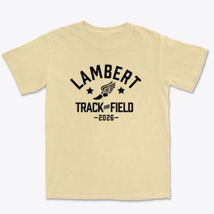 Lambert High School Track and Field Premium Heavyweight T-shirt