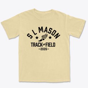 S L Mason Elementary School Track and Field Premium Heavyweight T-shirt