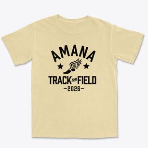 Amana Academy Track and Field Premium Heavyweight T-shirt