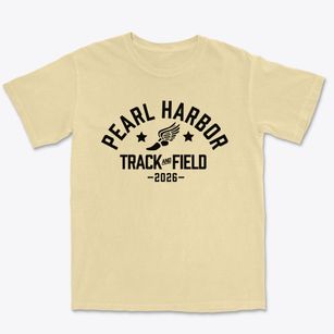 Pearl Harbor Elementary School Track and Field Premium Heavyweight T-shirt