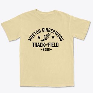 Morton Gingerwood School Track and Field Premium Heavyweight T-shirt