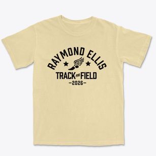 Raymond Ellis Elementary School Track and Field Premium Heavyweight T-shirt