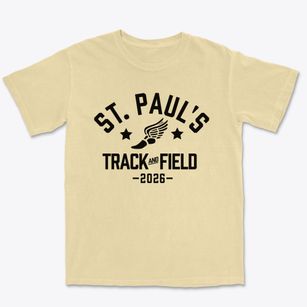 Saint Paul's Lutheran School Track and Field Premium Heavyweight T-shirt