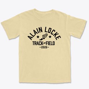 Alain Locke Charter Academy Track and Field Premium Heavyweight T-shirt