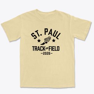 Saint Paul School Track and Field Premium Heavyweight T-shirt