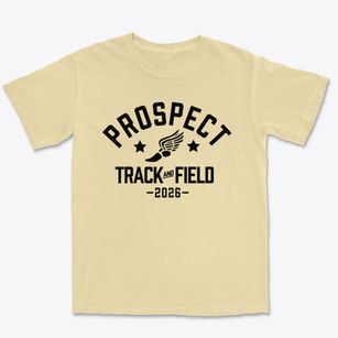 Prospect Elementary School Track and Field Premium Heavyweight T-shirt