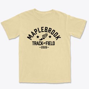 Maplebrook Elementary School Track and Field Premium Heavyweight T-shirt