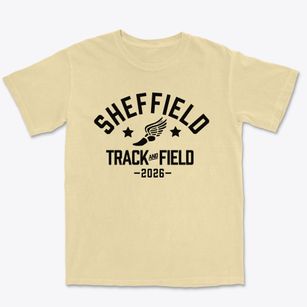 Sheffield Attendance Center Track and Field Premium Heavyweight T-shirt