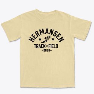 Hermansen Elementary School Track and Field Premium Heavyweight T-shirt
