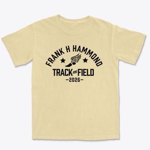 Frank H Hammond Elementary School Track and Field Premium Heavyweight T-shirt