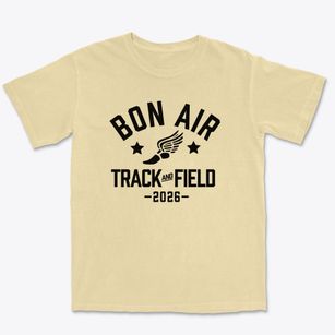 Bon Air Elementary School Track and Field Premium Heavyweight T-shirt