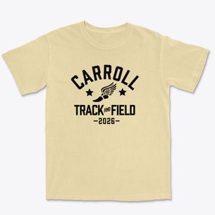 Carroll Middle School Track and Field Premium Heavyweight T-shirt