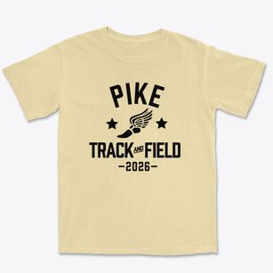 Pike High School Track and Field Premium Heavyweight T-shirt