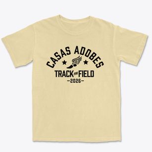 Casas Adobes Baptist School Track and Field Premium Heavyweight T-shirt