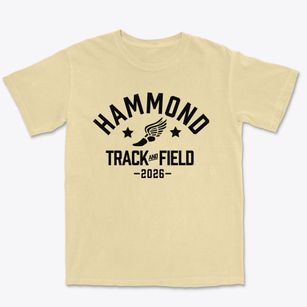 Hammond Junior High School Track and Field Premium Heavyweight T-shirt