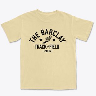 The Barclay School Track and Field Premium Heavyweight T-shirt