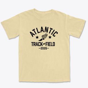 Atlantic Middle School Track and Field Premium Heavyweight T-shirt