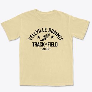 Yellville Summit Elementary School Track and Field Premium Heavyweight T-shirt