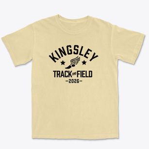 Kingsley Montessori School Track and Field Premium Heavyweight T-shirt