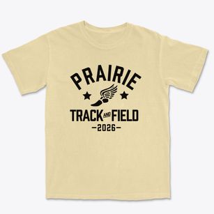 Prairie Baptist School Track and Field Premium Heavyweight T-shirt