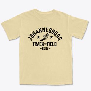 Johannesburg Elementary School Track and Field Premium Heavyweight T-shirt