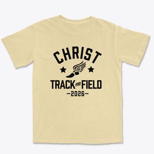 Christ Lutheran School Track and Field Premium Heavyweight T-shirt