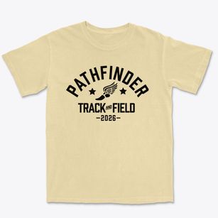 Pathfinder Elementary School Track and Field Premium Heavyweight T-shirt