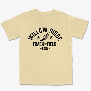 Willow Ridge Elementary School Track and Field Premium Heavyweight T-shirt