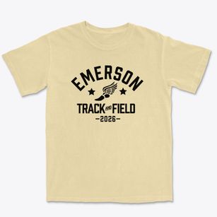 Emerson Elementary School Track and Field Premium Heavyweight T-shirt