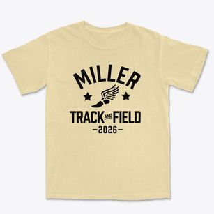 Miller Early Childhood Center Track and Field Premium Heavyweight T-shirt